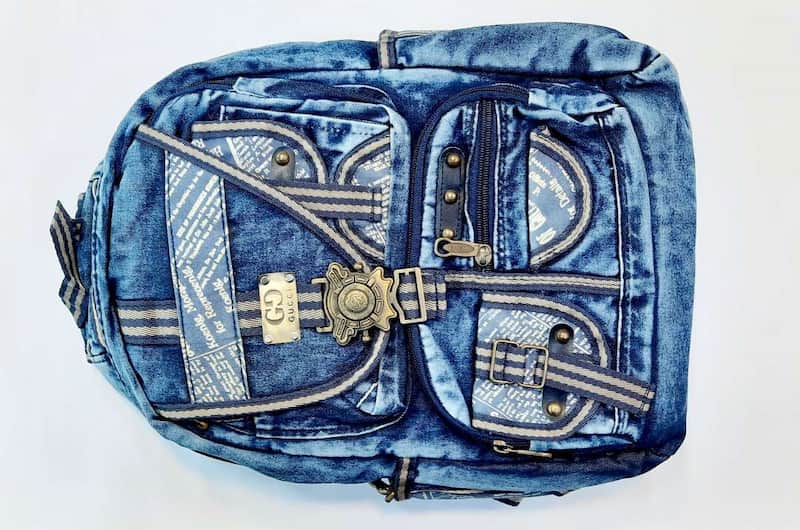 کیف لی؛ جین کتان مقاوم 2 رنگ (مشکی آبی)