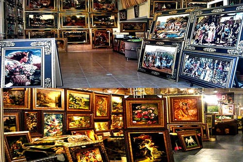 تابلو فرش چهره دستباف؛ سنتی کلاسیک جنس نخی ابریشمی 1200 شانه