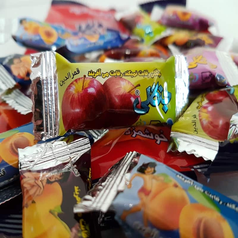 لواشک خانواده جنگلی؛ سیب آلو 2 طعم ترش ملس تولید Iran