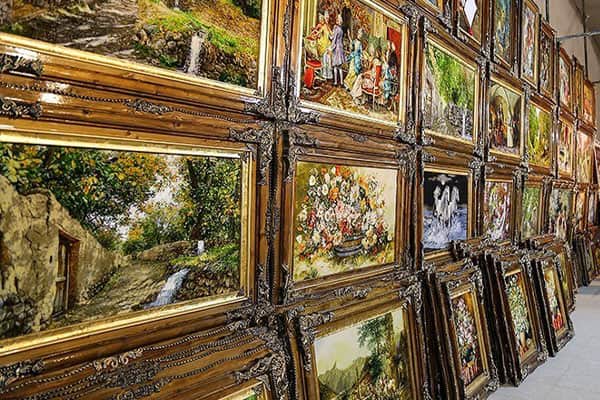 تابلو فرش پیانو زن؛ نخی ابریشمی 2 نوع سنتی فانتزی