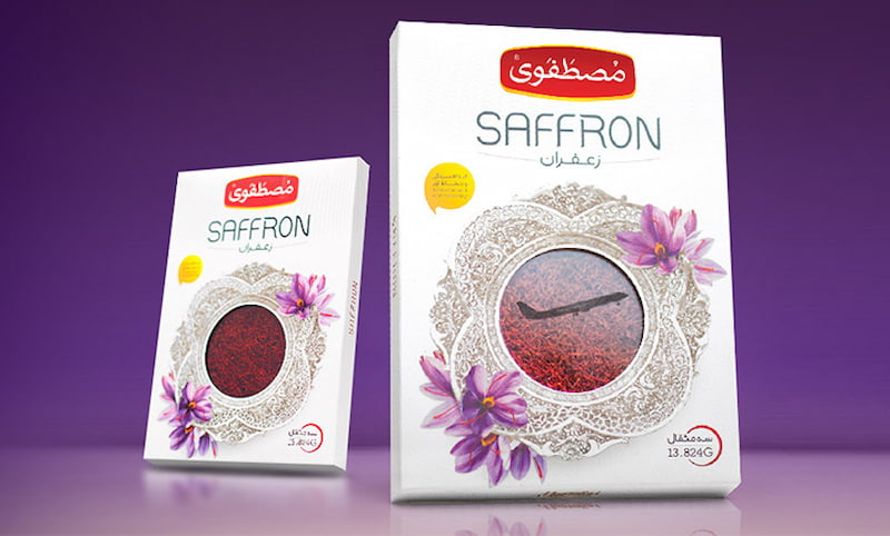 زعفران صادراتی مصطفوی (طلای سرخ) طعم عطر بی نظیر حاوی پتاسیم Fiber