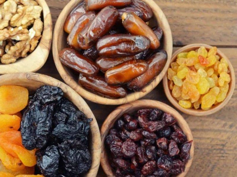 انواع میوه خشک حبه ای؛ زرد قرمز سیاه 2 طعم شیرین ترش