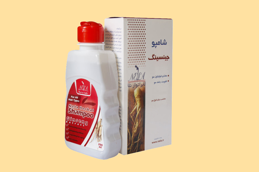شامپو مو جینسینگ؛ نرم کننده بدون بو حاوی الکترولیت آلکانول آمید