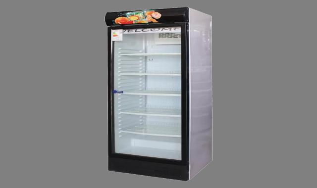 یخچال ویترینی پشت بسته؛ گالوانیزه مناسب رستوران فروشگاه (2 3) درب