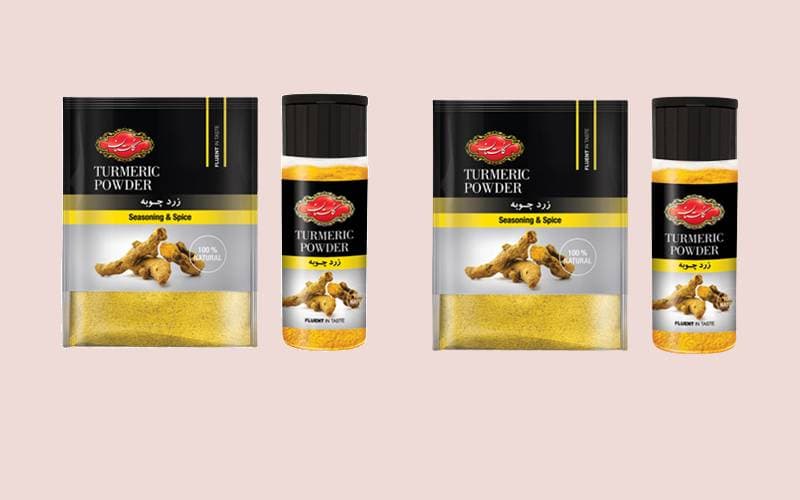 ادویه جات گلستان؛ زردچوبه کاری زنجبیل فلفل قرمز (75 80 250) گرم