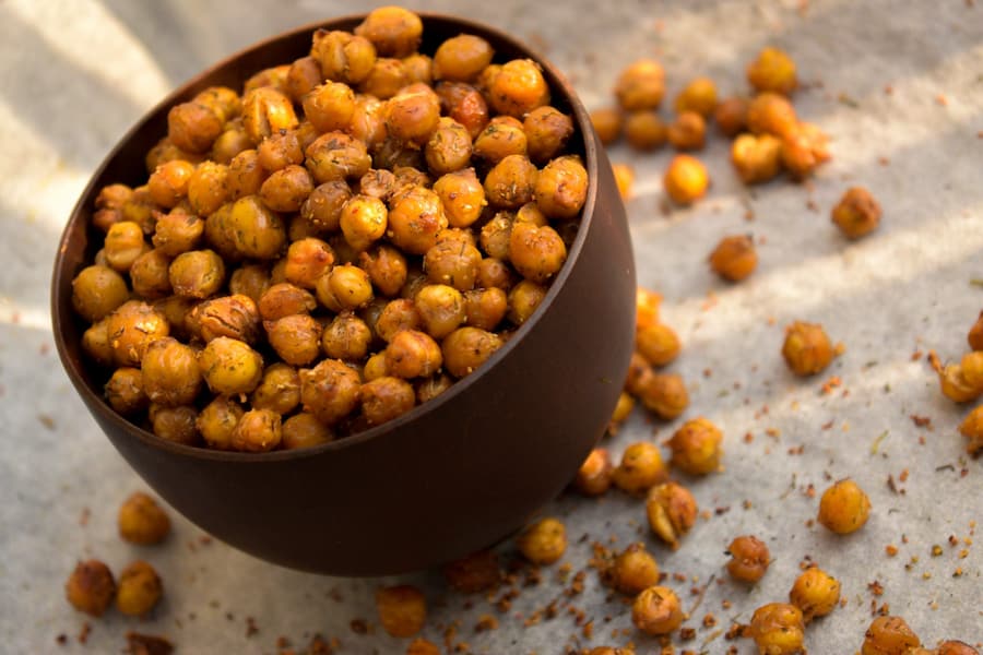 نخود بو داده رژیمی؛ ضد سرطان 3 ادویه نمک فلفل سیاه قرمز Peas