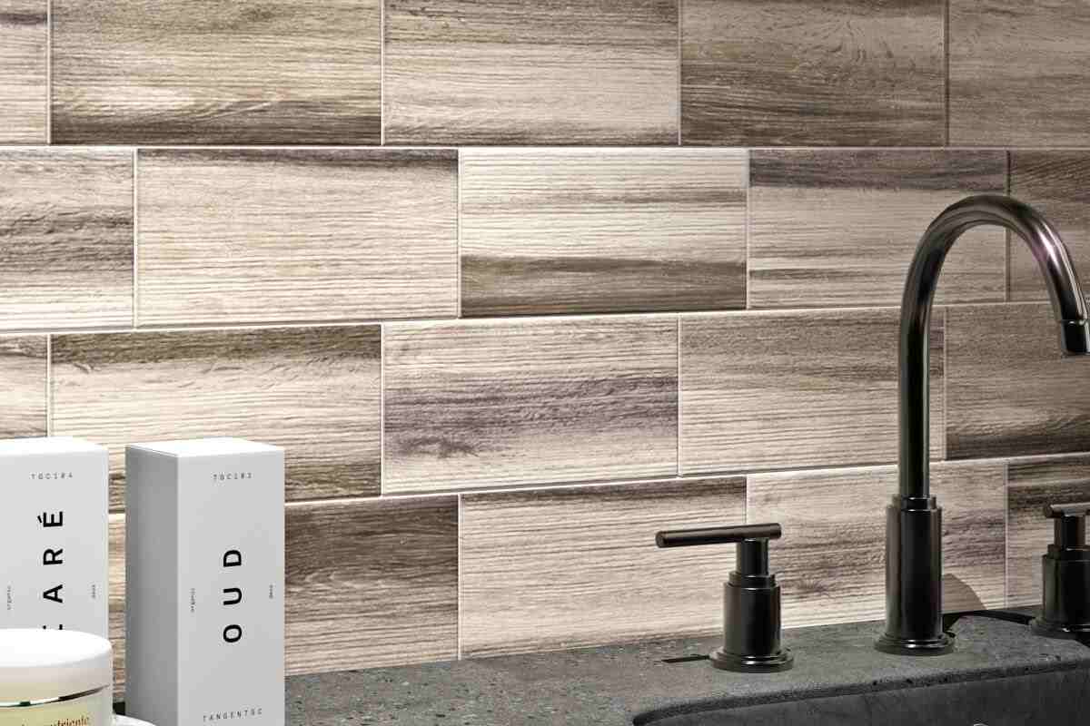 کاشی سرامیک درجه دو؛ رگه دار براق رنگ تیره روشن ابعاد (20*20 120*60)