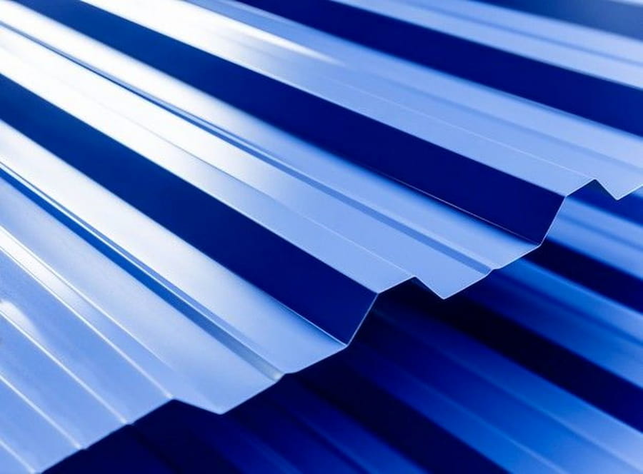 ورق گالوانیزه طرح ذوزنقه؛ کوره ای قرمز نارنجی 2 عرض (125 100) سانتی متر