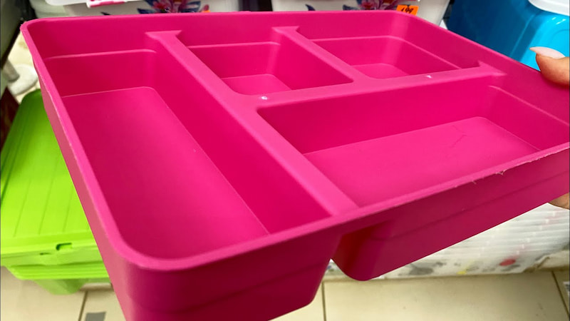 سینی دندانپزشکی زلال؛ جنس پلاستیک استیل وزن (700 500 گرم)