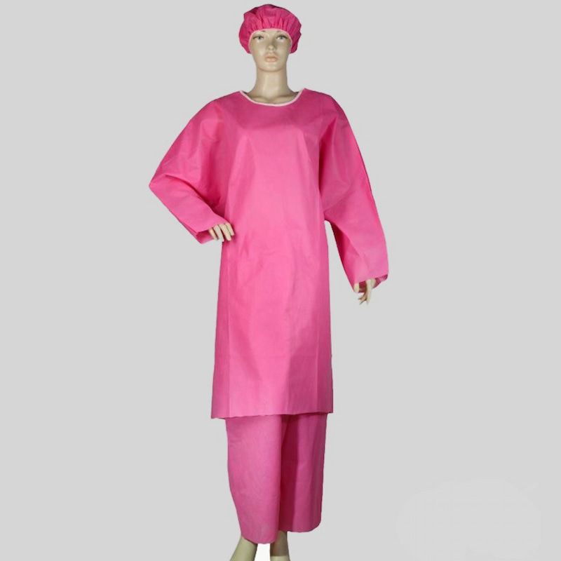 گان تک بیمار؛ قابلیت حفاظتی تنفسی اسپان یکبار مصرف scrubs