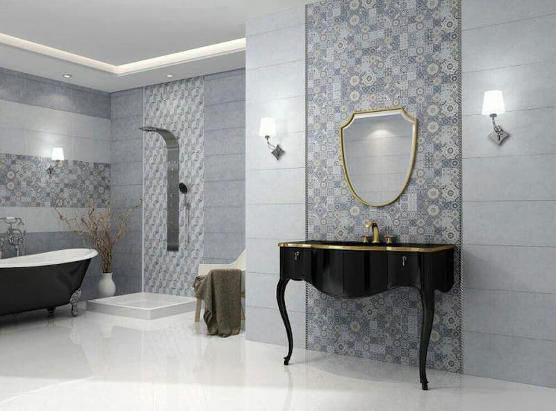 کاشی آبادیس؛ ساده سه بعدی شیشه ای یزد سایز اسلب 120 240