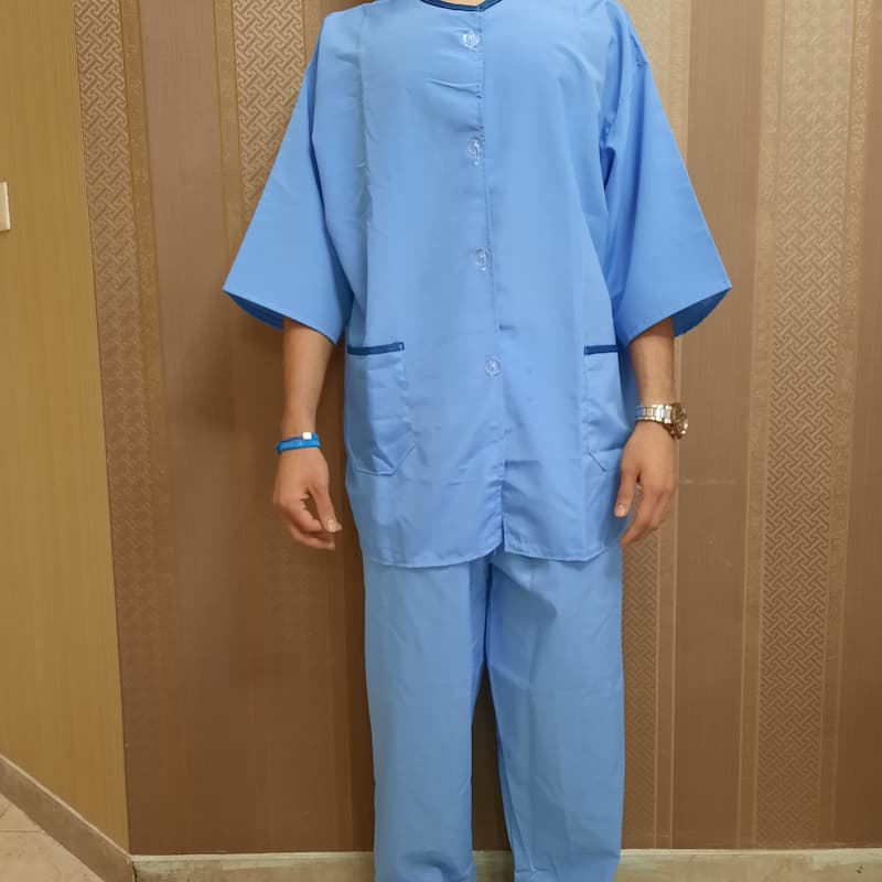 گان پارچه ای بیمار؛ الیاف مصنوعی جلوگیری آلودگی درجه 1