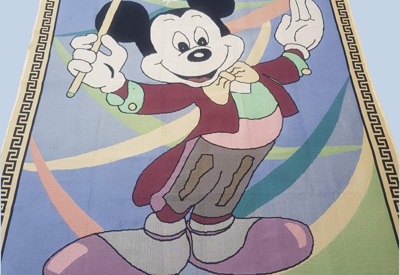 روفرشی کشدار بچه گانه؛ لطیف سبک شستشو آسان عدم چروک (3 6 9) متری