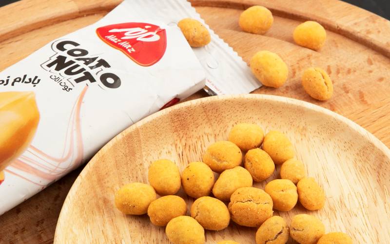 بادام روکش دار مزمز؛ فلفلی کچاپ باربیکیو دودی کچاپ peanut