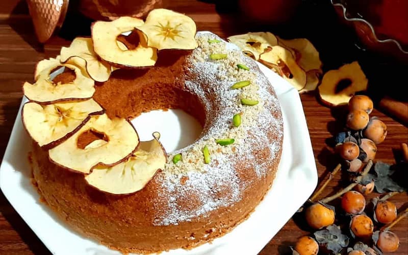 کیک سنتی تبریز (قرابیه) سنتی بدون روغن 3 نوع ( بادامی گردویی نارگیلی)