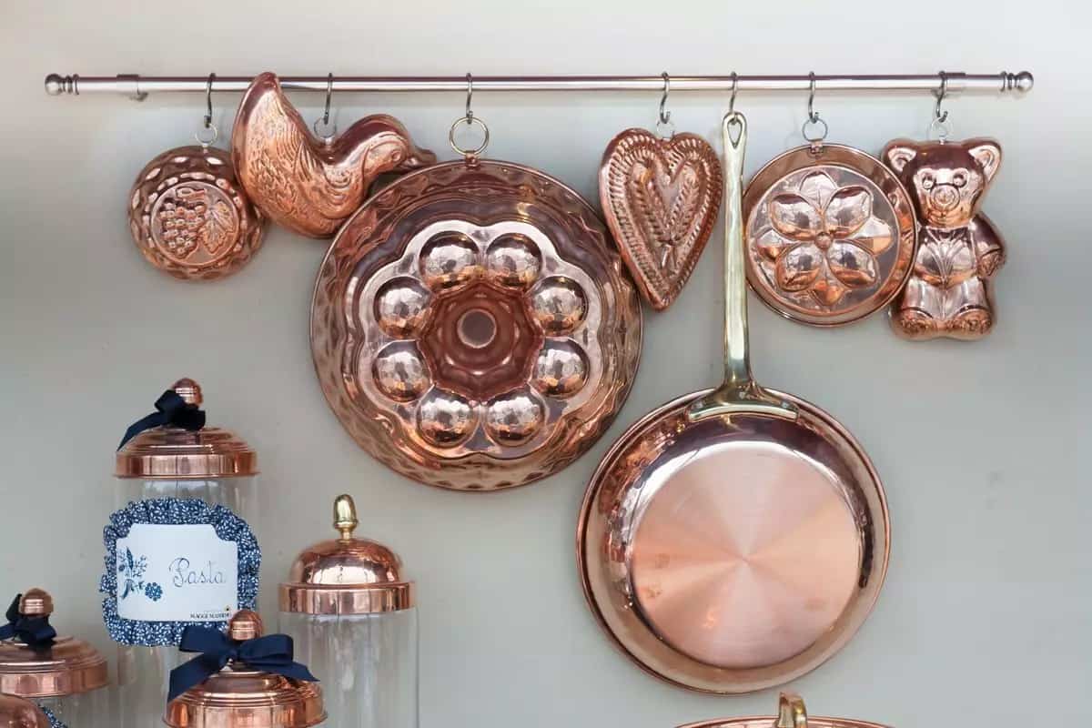 ظروف مسی خارجی؛ پذیرایی دکوری تحریک مغز عنصر Copper