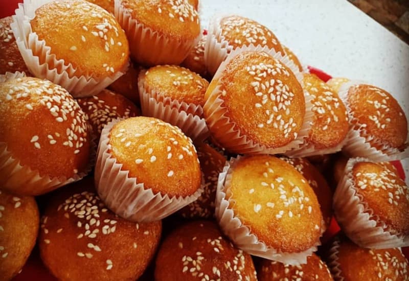 کیک یزدی اصیل؛ خانگی صنعتی بافت اسفنجی ویتامین (A C K B)