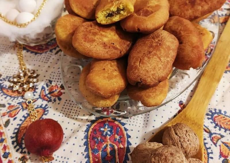 کلوچه محلی افغانی؛ خانگی سنتی طلایی شیرین Afghan