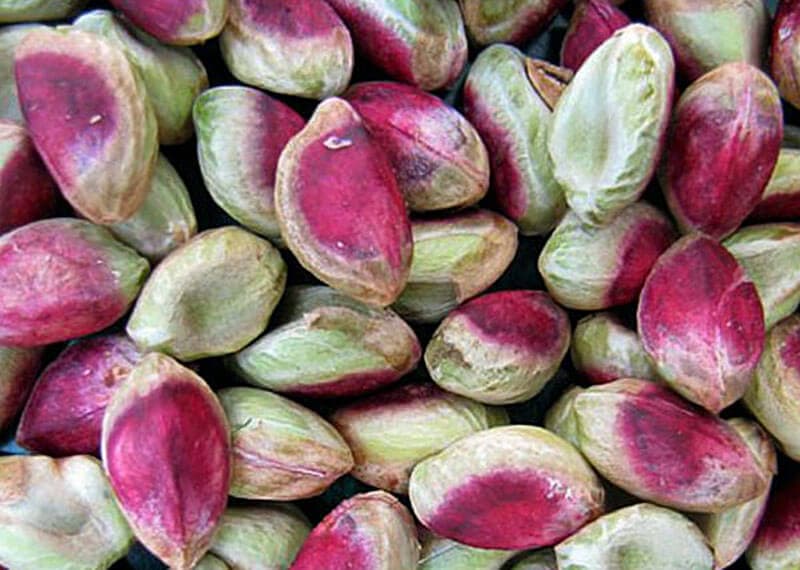 مغز پسته صادراتی؛ سبز 2 نوع خلالی پودری حاوی Iron