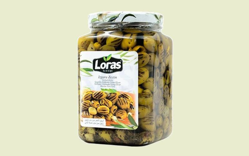 زیتون لوراس؛ کبابی شکسته ترشی سیاه سبز بدون هسته (900 2500) گرم