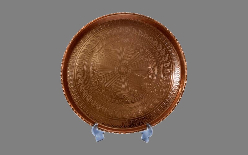 بشقاب مسی زنجان (ظروف) دکوری افزایش آهن خون ضد سرطان