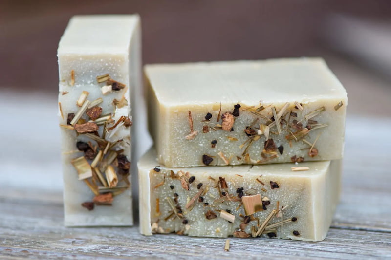 صابون چای؛ پوست چرب خشک نرم کننده بسته بندی 6 عددی