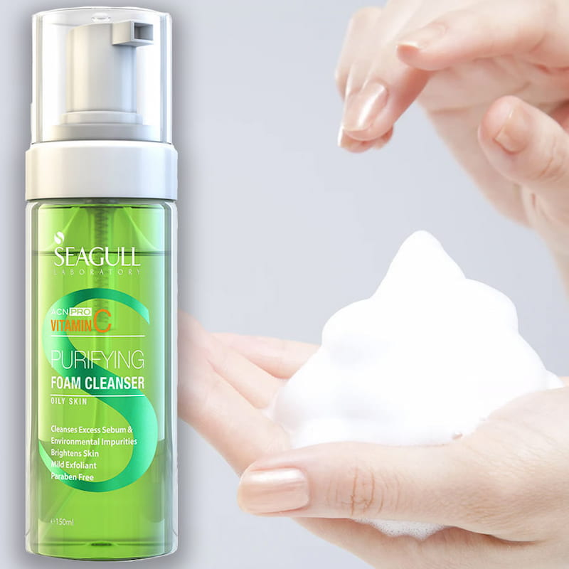 فوم شستشوی صورت سی گل؛ مواد گیاهی طبیعی مناسب شادابی پوست SEAGULL