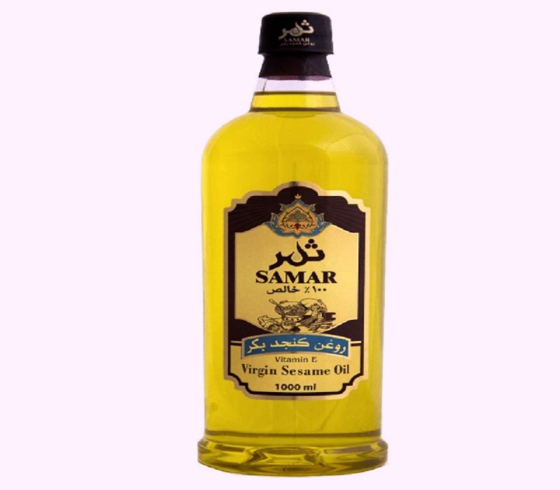 روغن کنجد بکر ثمر؛ باکیفیت شفاف حجم (1 2 4) لیتری