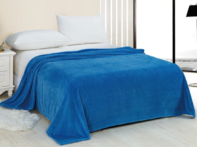 پتو عمده گناوه؛ آبی سرمه ای زرد 3 جنس پنبه ای پشمی بافتنی