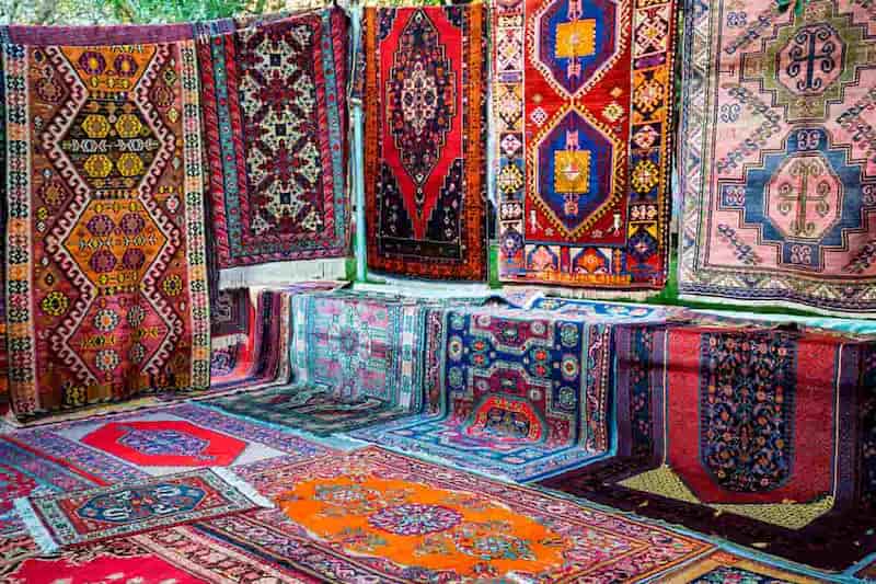 زیلو طرح فرش؛ الیاف نرم ضخیم ضد رطوبت ابعاد (6 9 12) متری