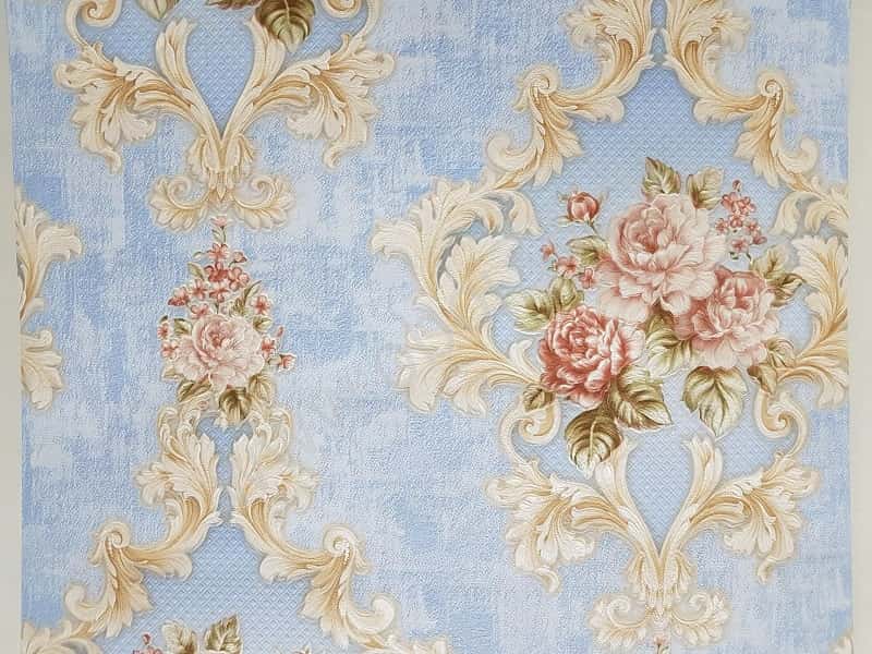 پارچه رومبلی استیل تک گل؛ ساتن مخمل کریستال قابل شستشو Cloth