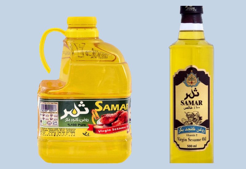 روغن کنجد ثمر اردکان؛ ارگانیک مناسب سرخ کردن پخت حاوی ویتامین E