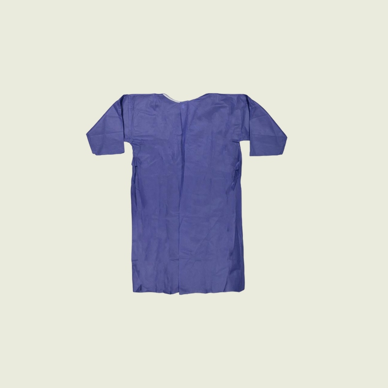 لباس بیمارستان تندیس؛ تترون آبی 2 کاربرد (جراحی CT Scan)