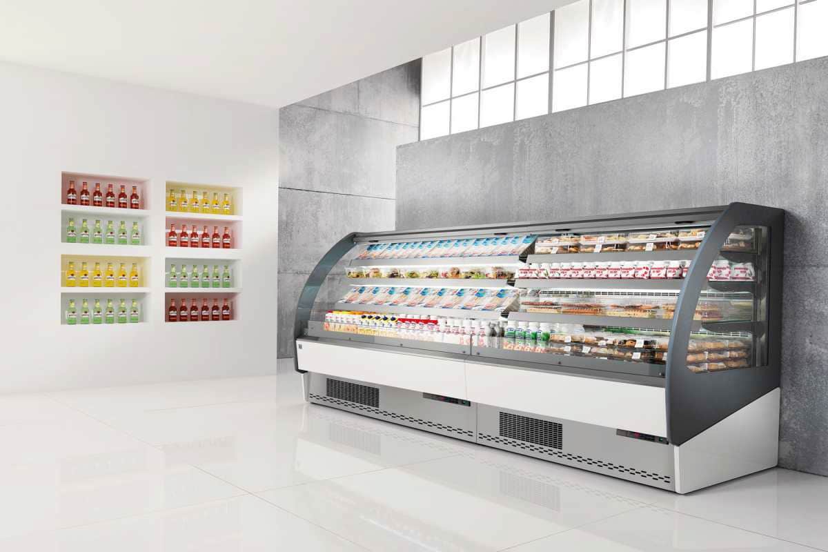 یخچال صنعتی فریدونی دست دوم؛ عمودی ویترینی بدنه استیل مقاومت بالا