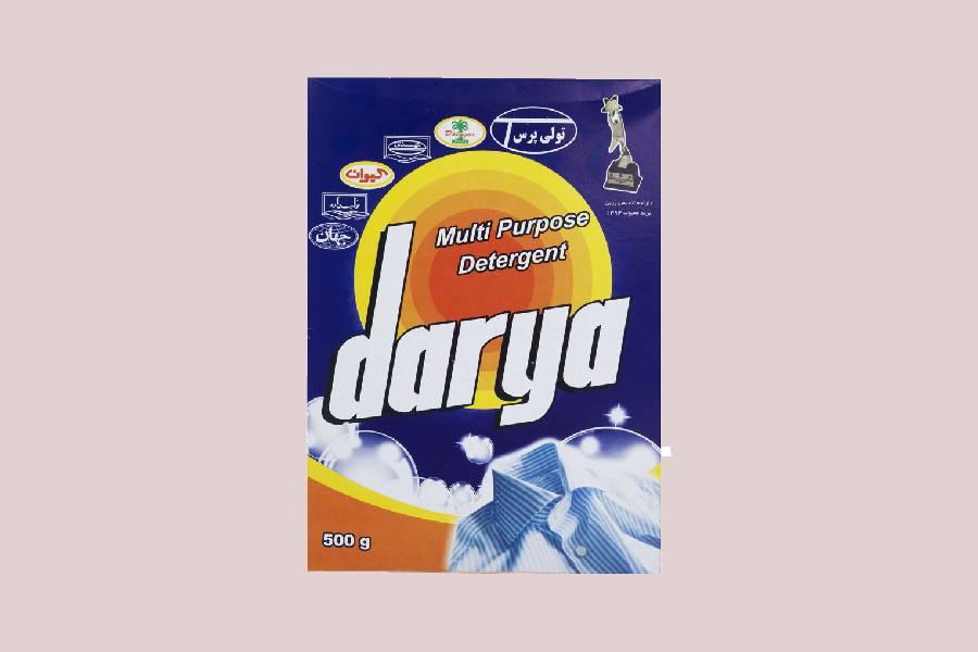 محصولات شوینده دریا؛ پودر دستی ضد حساسیت مناسب لباس پاکتی 500 گرم