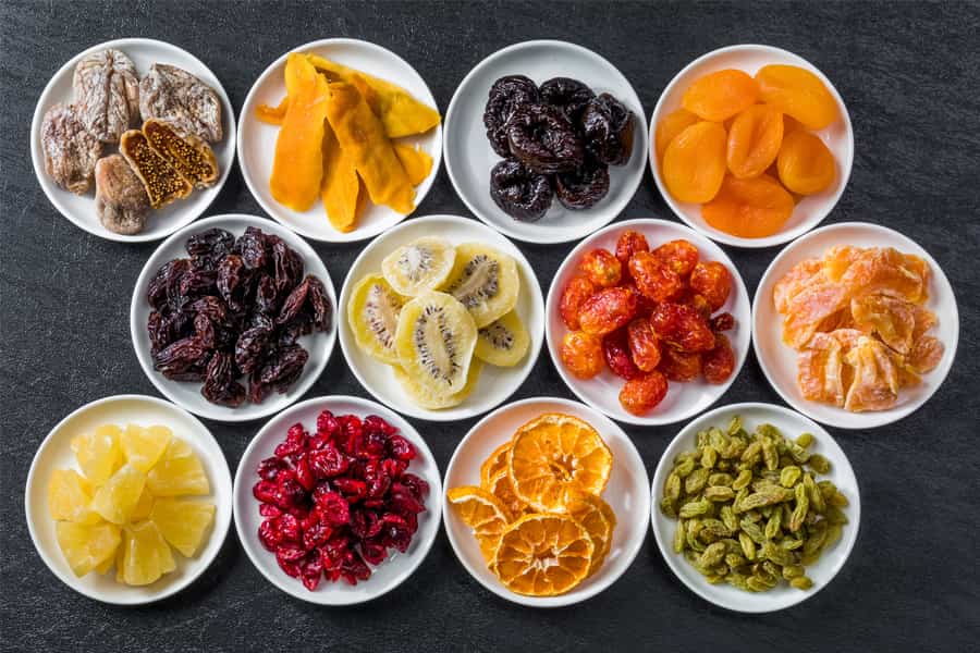 میوه خشک درجه یک؛ پرتقال سیب کیوی شفاف حاوی ویتامین C