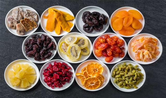 میوه خشک درجه یک؛ پرتقال سیب کیوی شفاف حاوی ویتامین C