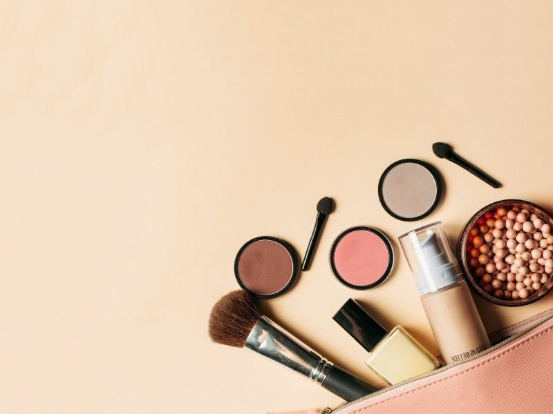 کیف آرایش hannover؛ جادار 3 جنس پارچه برزنت سیلیکون مناسب ladies