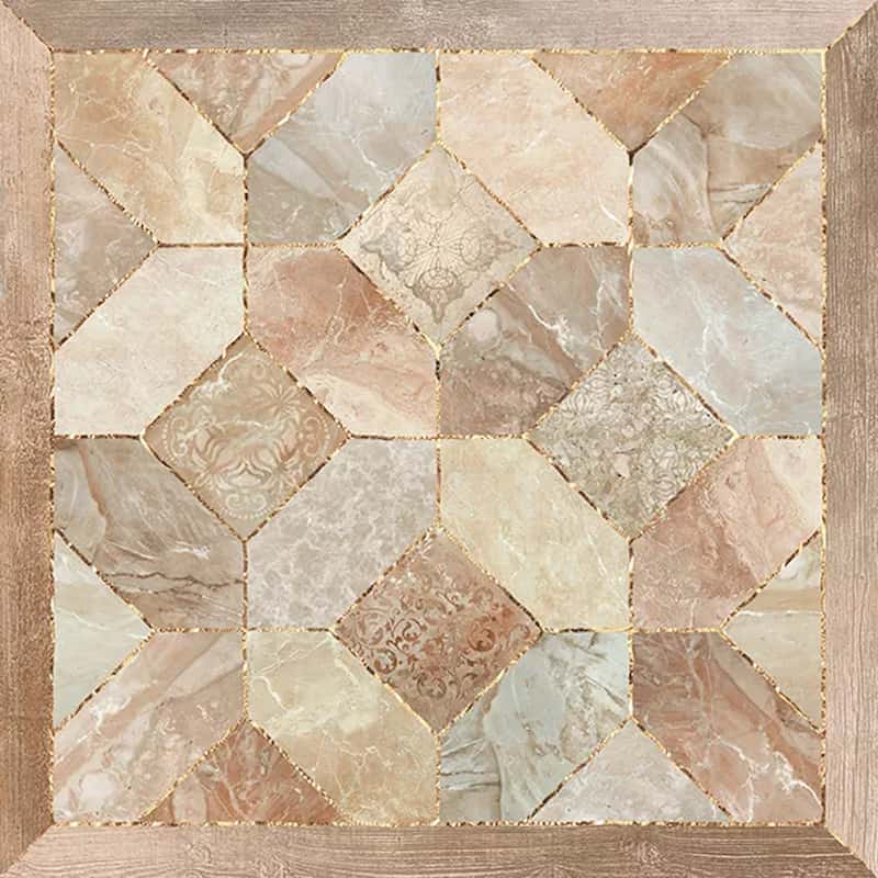 کاشی سرامیک درجه 3؛ چند ضلعی چهار گوش (پوشش) کف دیوار