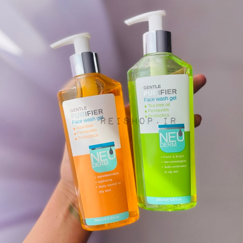 شوینده پوست چرب نئودرم؛ پمپی ژل پاک سازی حاوی آنتی اکسیدان ویتامین C