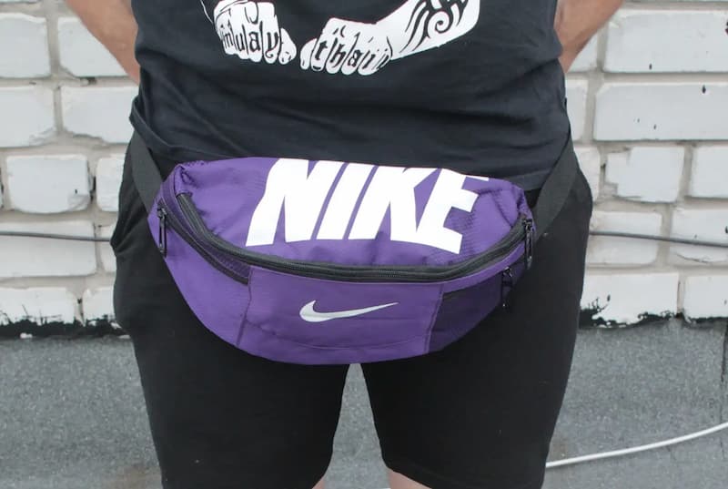 کیف کمری مشکی؛ راحت سبک 3 نوع (پارچه چرم برزنت) پیاده روی ورزش Bag