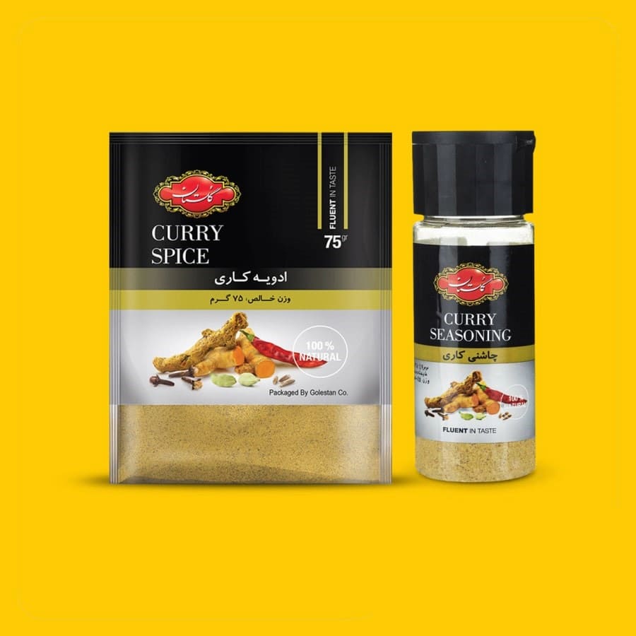 ادویه کاری گلستان؛ ضد میکروب سرطان نفخ معده ماندگاری 2 ساله