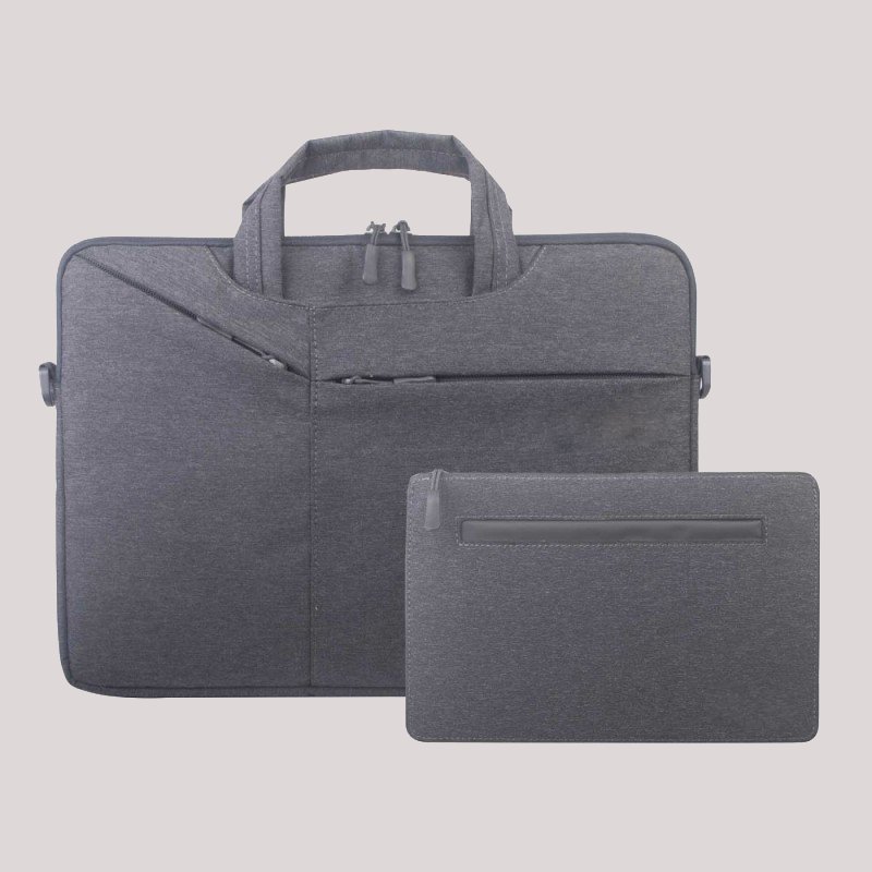 کیف اداری پارچه ای؛ مشکی سفید خاکستری مناسب دانشجو کارمند