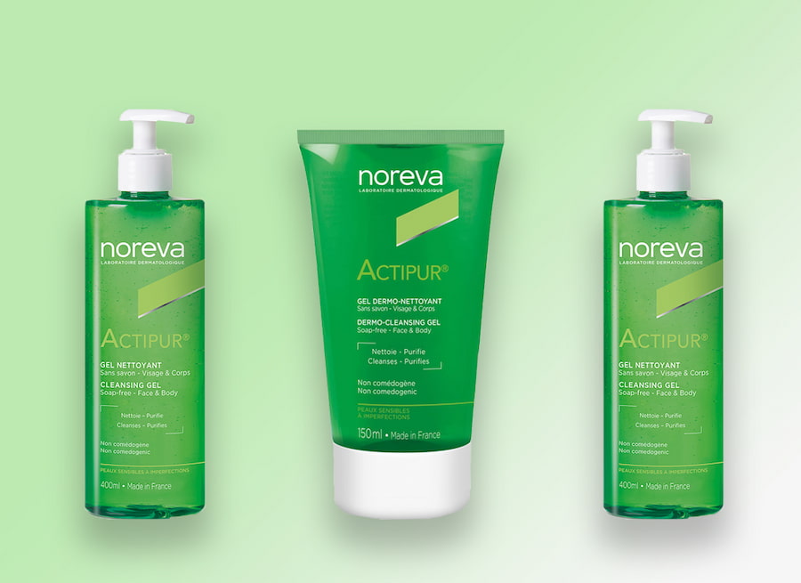 شوینده پوست چرب نوروا؛ کرم ژل پاک کننده عمقی پوست حاوی سورفکتانت