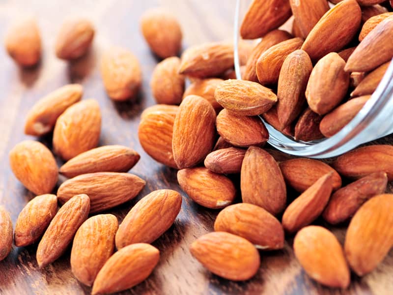 بادام درختی خیراندیش؛ قهوه ای روشن سلامت قلب 2 نوع ربیع منقا