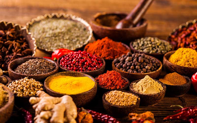 ادویه جات مشهد؛ تکی مخلوط معطر خوش بو 3 نوع (فلفل زردچوبه آویشن)