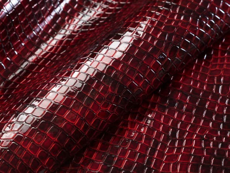 چرم زرشکی تیره؛ مصنوعی طبیعی مقاوم 3 کاربرد اکسسوری کفش Bag