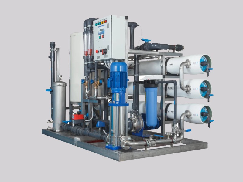 دستگاه تصفیه آب صنعتی پرورش ماهی؛ اسمز معکوس بزرگ حذف PH water