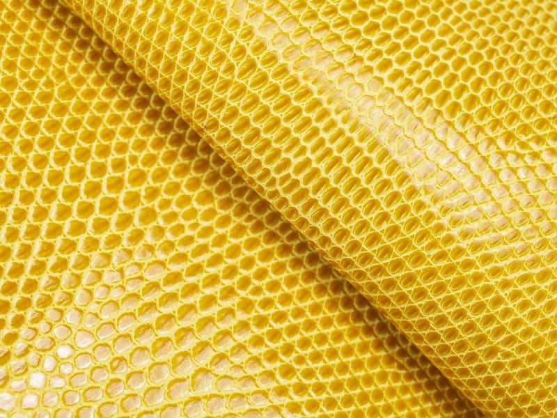 چرم زرد رنگ؛ منعطف مقاوم (حرارت رطوبت) ساده طرحدار Yellow