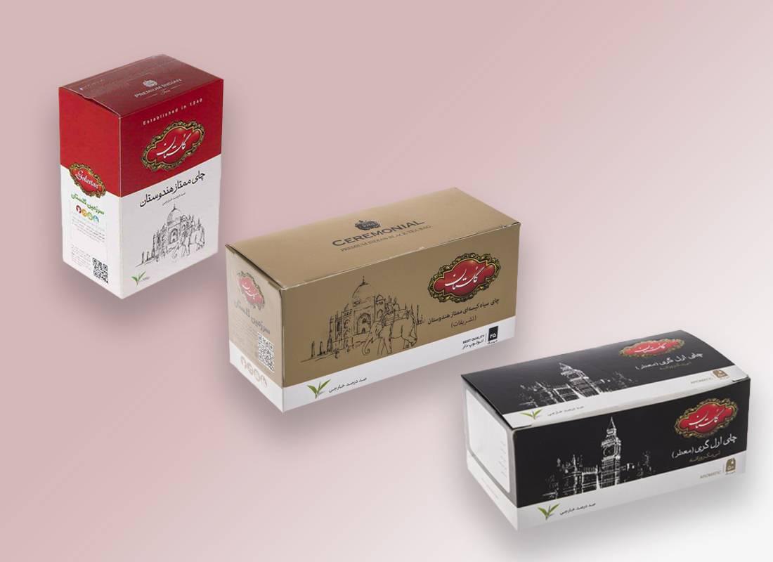 چای گلستان کیسه ای؛ ارل گری میوه ای بسته بندی (25 50 100) عددی